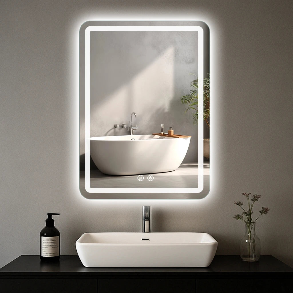 20"x28" Fogless LED Bathroom Vanity Mirror with Backlit Lights