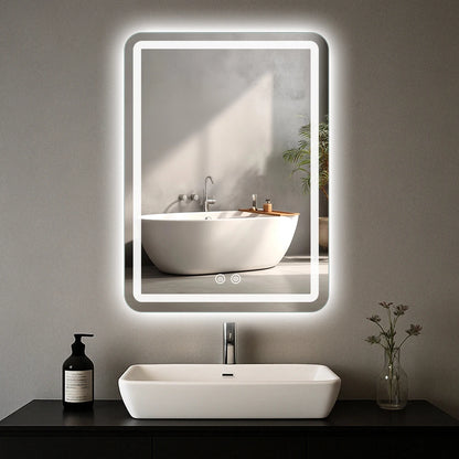 20"x28" Fogless LED Bathroom Vanity Mirror with Backlit Lights