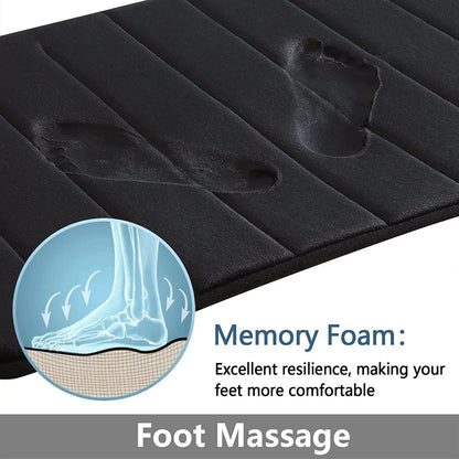 Super Absorbent Bathmat Memory Foam, Non-slip