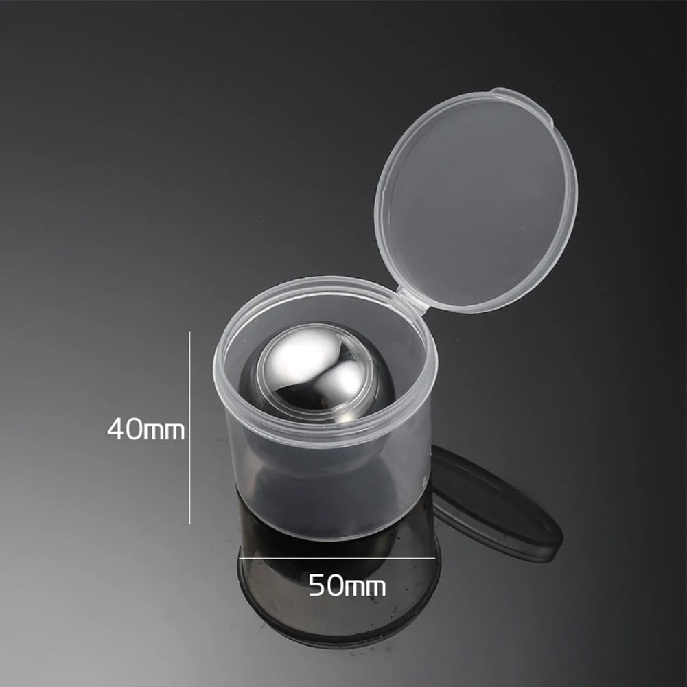 38MM Reusable Stainless Steel Ice Cube, Cooling Metal Ice Balls Set
