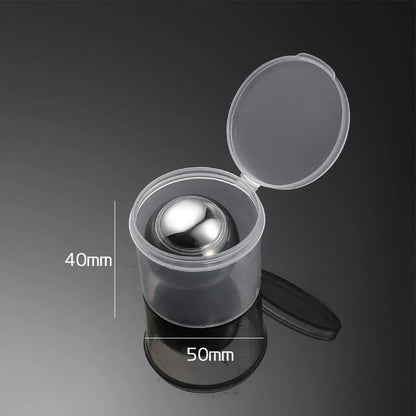 38MM Reusable Stainless Steel Ice Cube, Cooling Metal Ice Balls Set