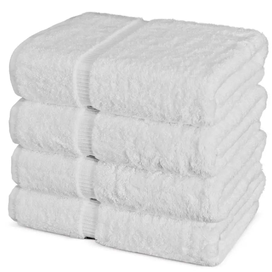 4pc 100% Cotton, Premium Turkish Towels for Bathroom 27"x 54"