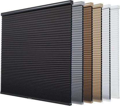 Cordless Blackout Cellular Honeycomb Shades for Windows -
