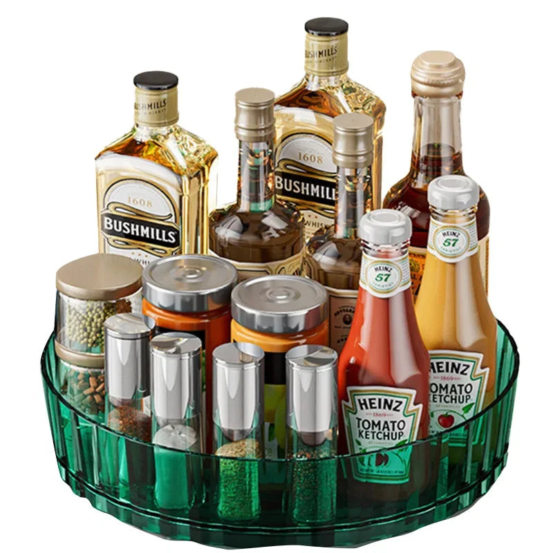 Rotating Spice Rack, Pantry Cabinet Turntable w/Base