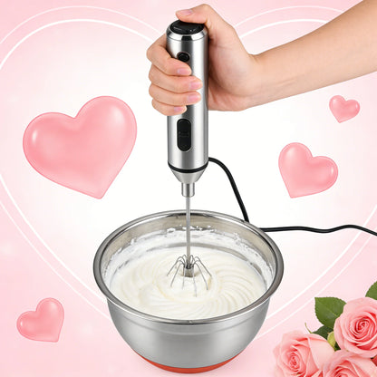 Mini Whisker, One Press Handheld Milk Frothier & Egg Beater