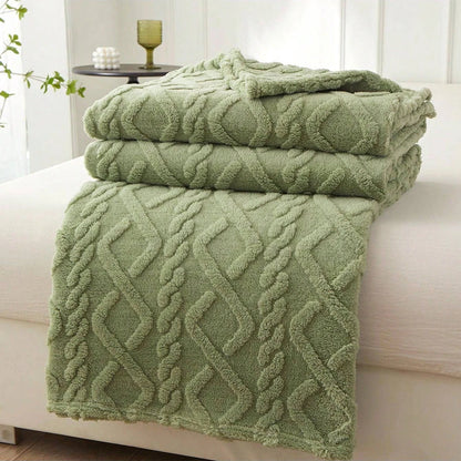1pc Single-Layer Coral Fleece Blanket, Lightweight & Multi-Purpose