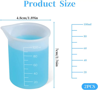 2pc Silicone Laundry Detergent Cup, Laundry Detergent Measuring Cup