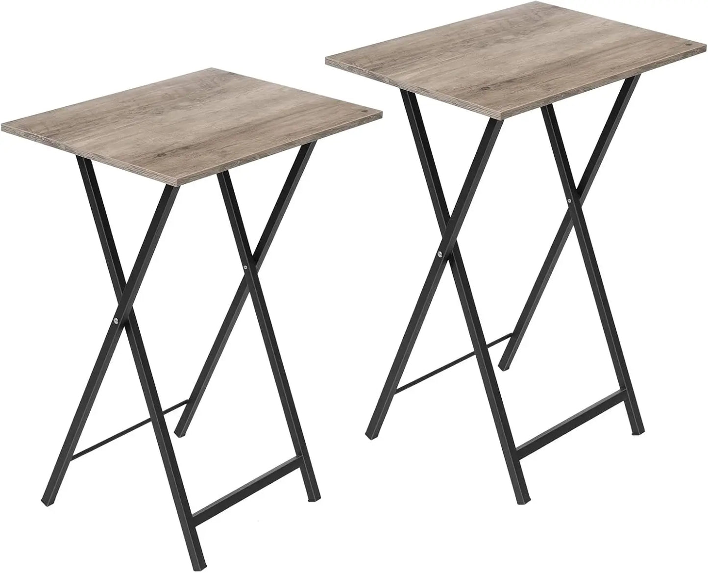 Set (2) Folding TV Tray Tables, Couch and Chairside Table