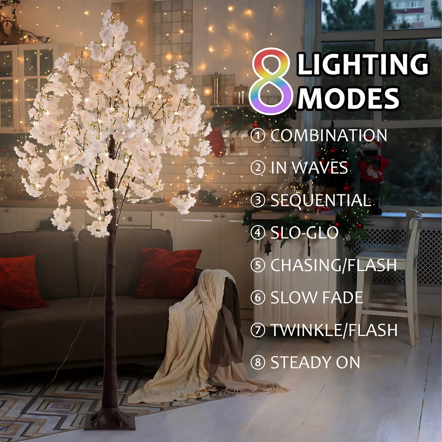 6" - 450 LED Cherry Blossom Tree Light