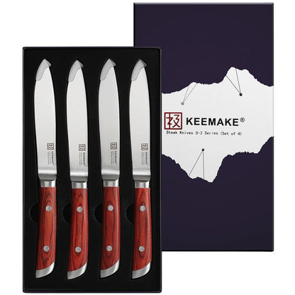 4pc 5.5"Stainless Steel Table Meat Cutting Knife Set, Ultra Sharp
