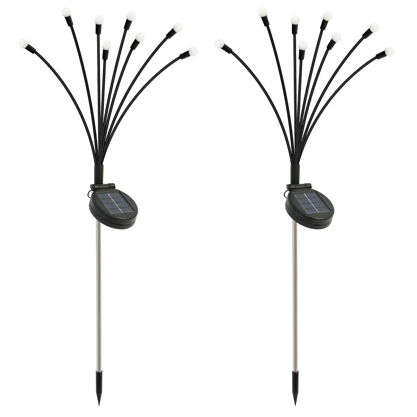 8-Head Outdoor Decorative Firefly Lights, LED Solar