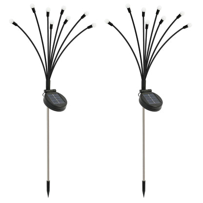 8-Head Outdoor Decorative Firefly Lights, LED Solar