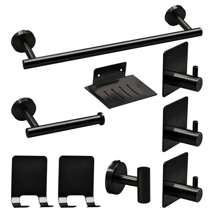 7pc Bathroom Towel Rack Including 16" Hand Towel Bars