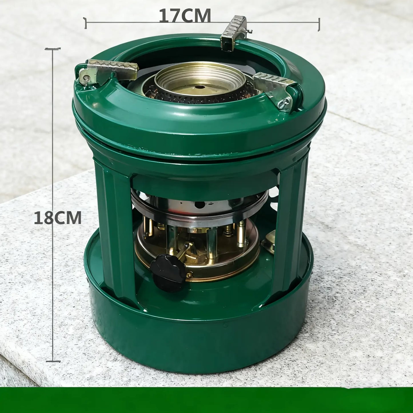 Portable Outdoor Kerosene Camping Stove w/Windscreen