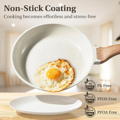25pc Induction Kitchen Cookware, Pots, Pans, Non-Stick,