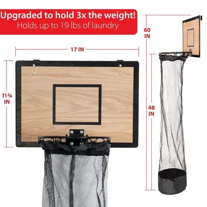 Basketball Hamper, Laundry Basket Over the Door Room Decor