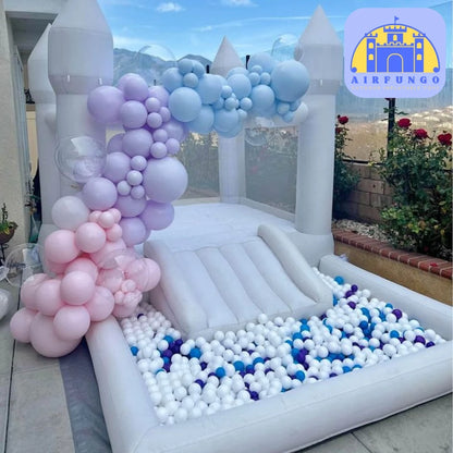 8x13x8ft Bounce House, Slide, Ball Pit, Blower