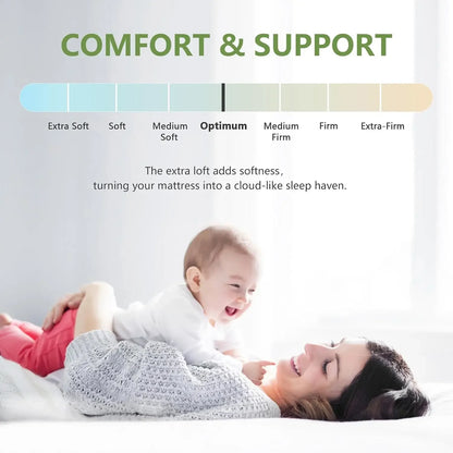 Ultra-Soft Cooling Bamboo Mattress Topper