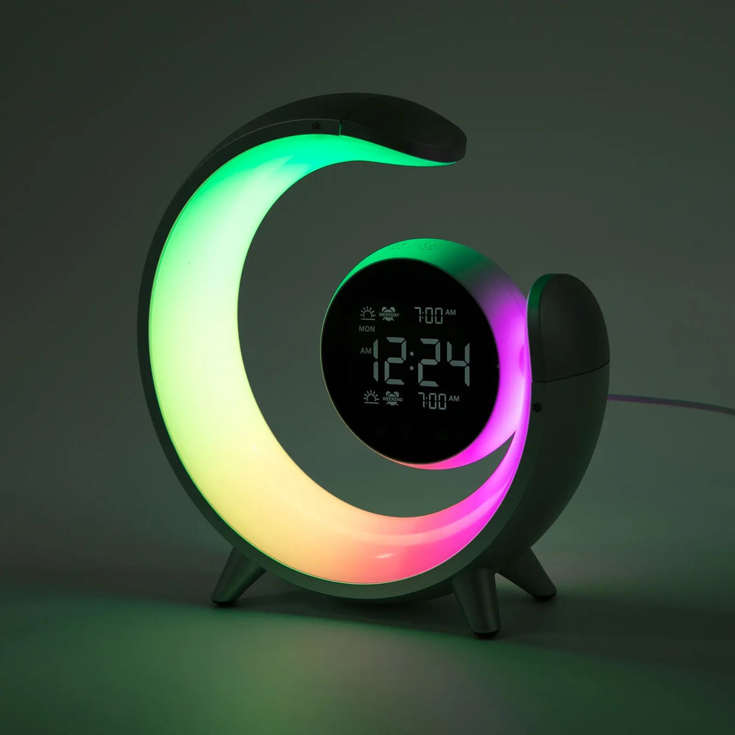 Intelligent Table Lamp Bedside Night Light 360° Immersive Sound