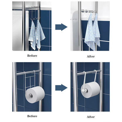 3-Tier Freestanding Over Toilet Storage Shelves, Paper Holder