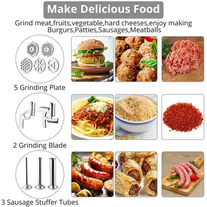 Stainless Steel Durable Meat Grinder, Mixer, St