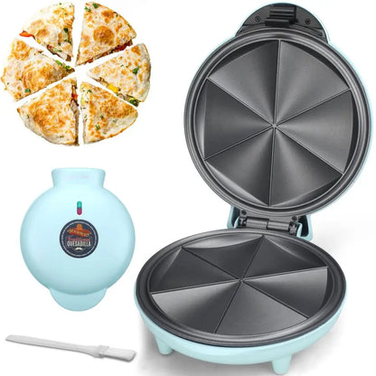 9.5" - 6 Wedge Quesadilla Maker with Extra Stuffing Design