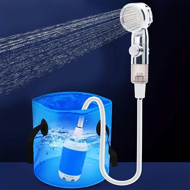 Portable USB Rechargeable Shower Head, Multi-Purpose Watering System,