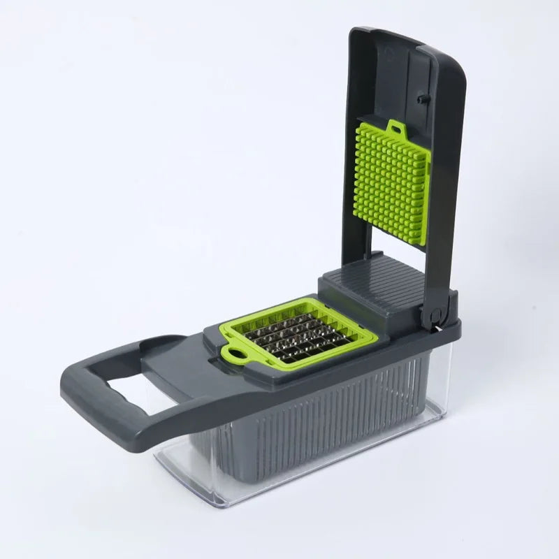 1pc 5 Blades, Multi-Functional Veg Chopper, Slicer, Dicer, Shredder