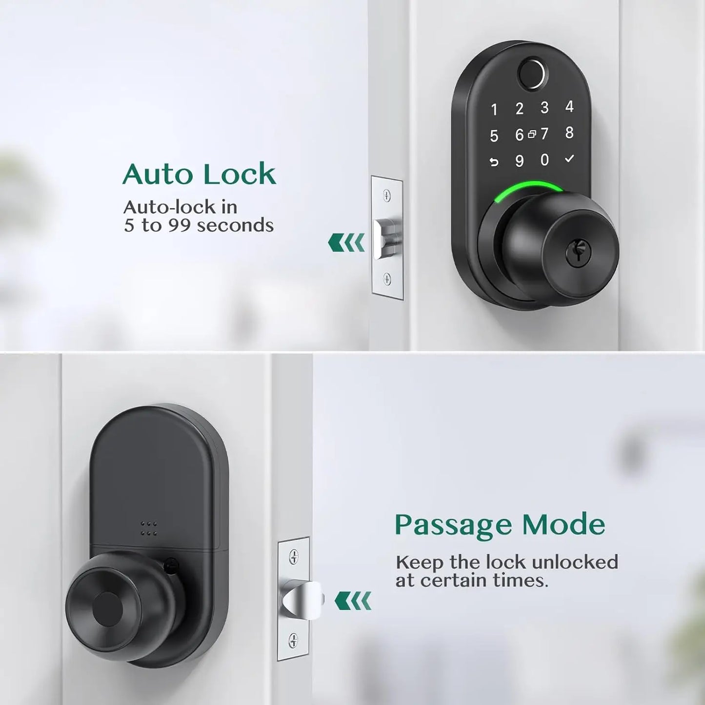 Smart Door Lock with Fingerprint, Keypad & App Control