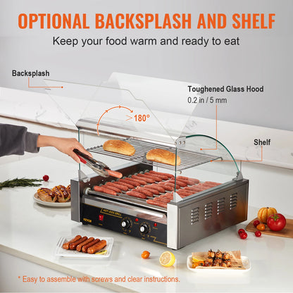 Hot Dog Roller, Electric Sausage Maker, Barbecue Grill Machine