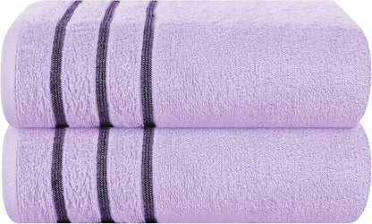 2pc Oversized Bath Towels 28x55" – Ultra Absorbent Quick-Dry