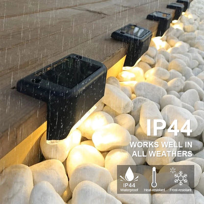 Outdoor Waterproof Solar Lights, Garden, Landscape, Step and Fence Lights
