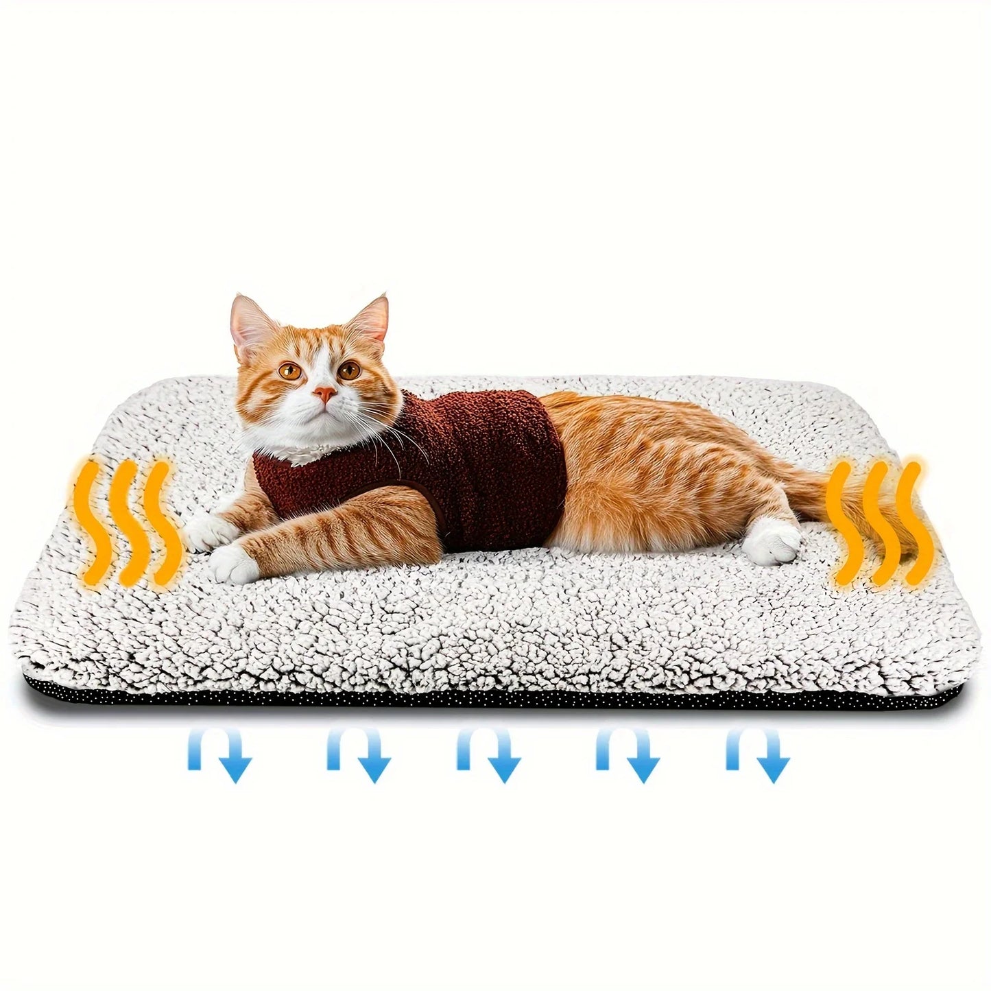 Self-Heating Pet Pad, Warm Cushion, Washable