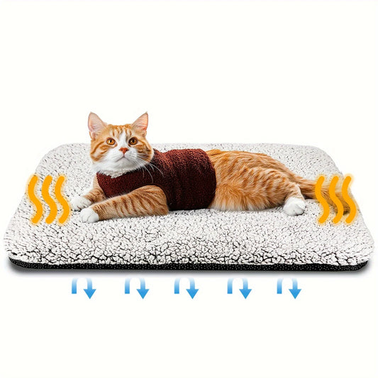 Self-Heating Pet Pad, Warm Cushion, Washable