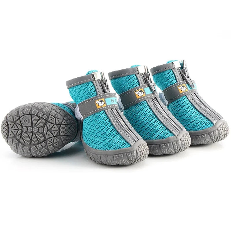Dog Booties, Non-Slip Soles, Thick Plush Paw Protection