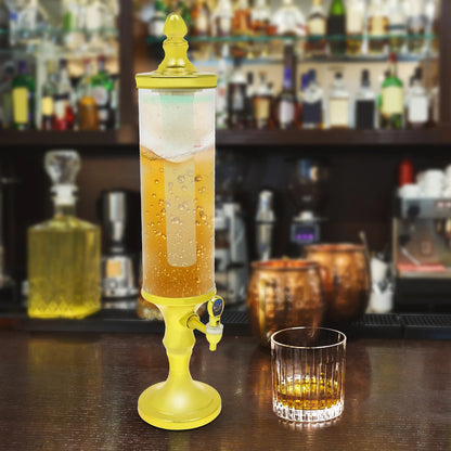 3L Beer Tower Dispenser w/Ice Tube and Light