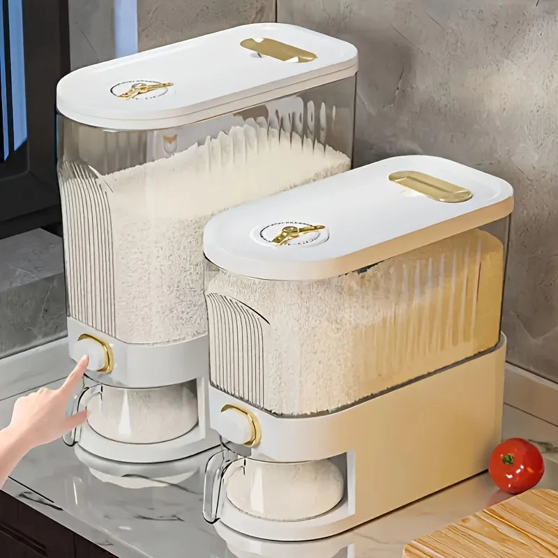 Large 5kg/10kg Pantry Storage Rice Dispenser