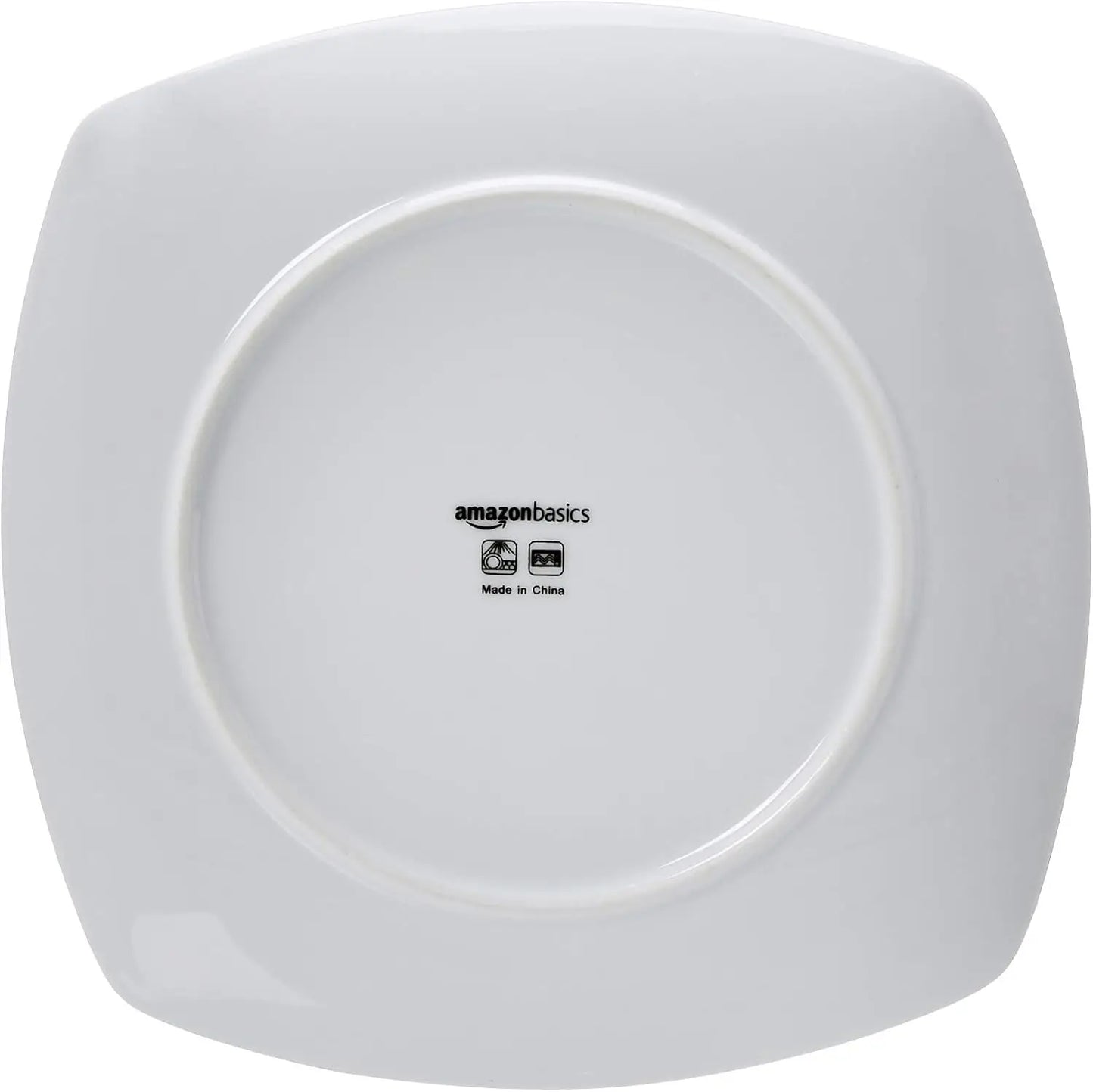 18pc Square Dinnerware Modern Beams Plates, Bowls, (6) Sets
