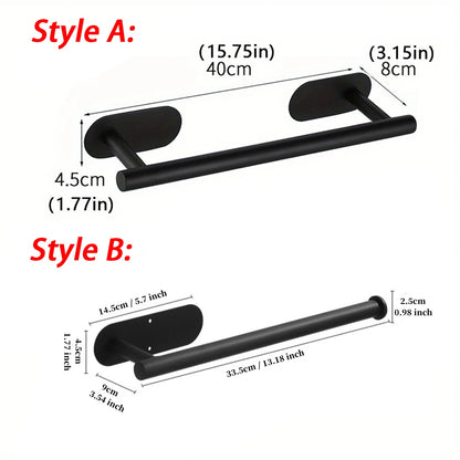 Hand Towel Holder for Bathroom, Kitchen, Adhesive