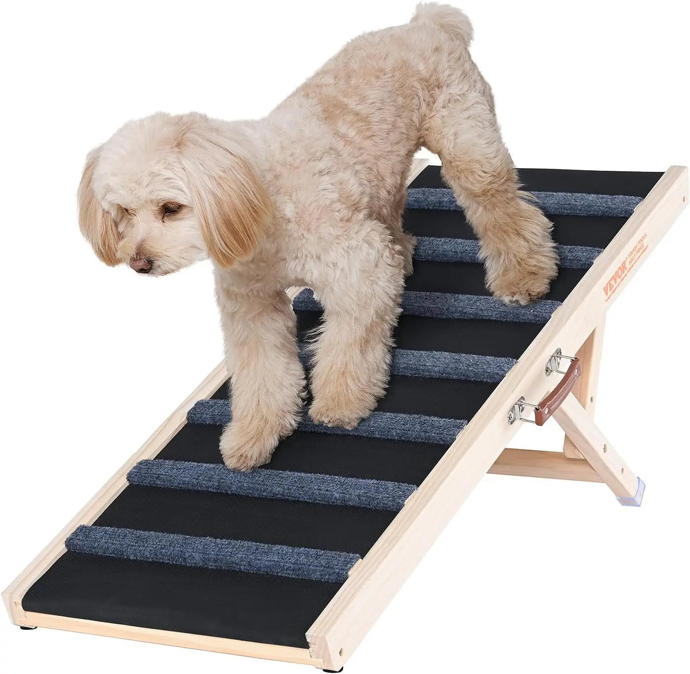 39.3" Folding, Adjustable Pet Ramp for Bed Adjustable