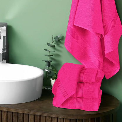 Ultra Soft 6-Pack Cotton Towel Set: 2 Bath, 2 Hand, 2 Wash Cloths