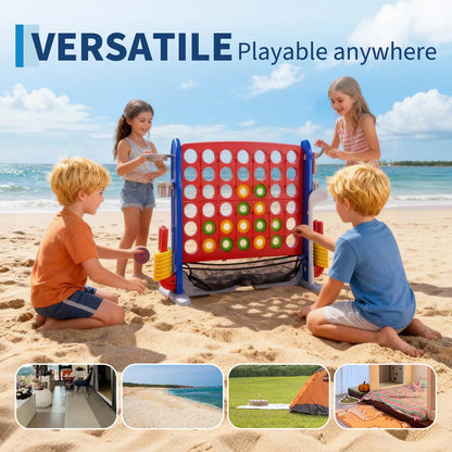 Jumbo 4 in 1 Outdoor Yard Games for Families Events