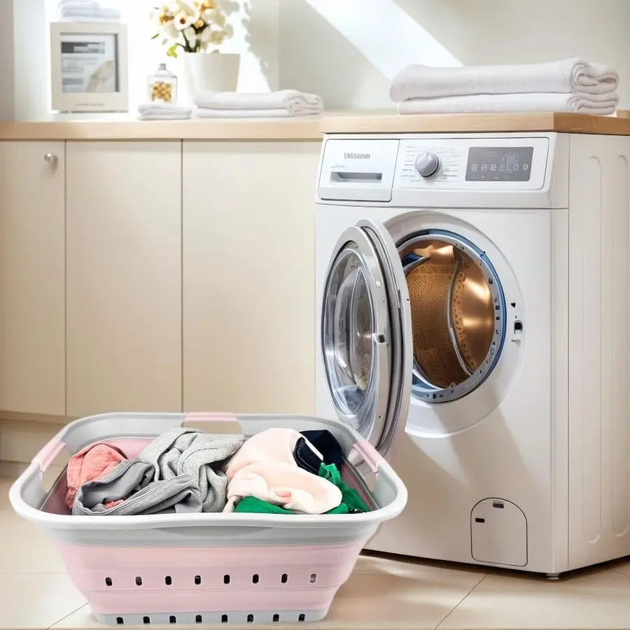 11 gallon Collapsible Plastic Laundry Basket