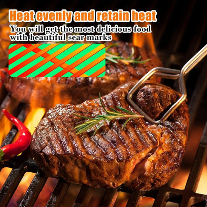 Reversible Cast Iron Grill Griddle & Grate Set for 300 Series Grills