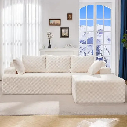 L-Shape Memory Foam, Modular Sectional Sofa, Couch
