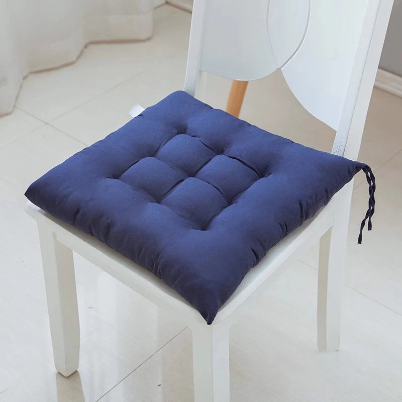 1pc Cotton Upholstered Soft Padded Cushion
