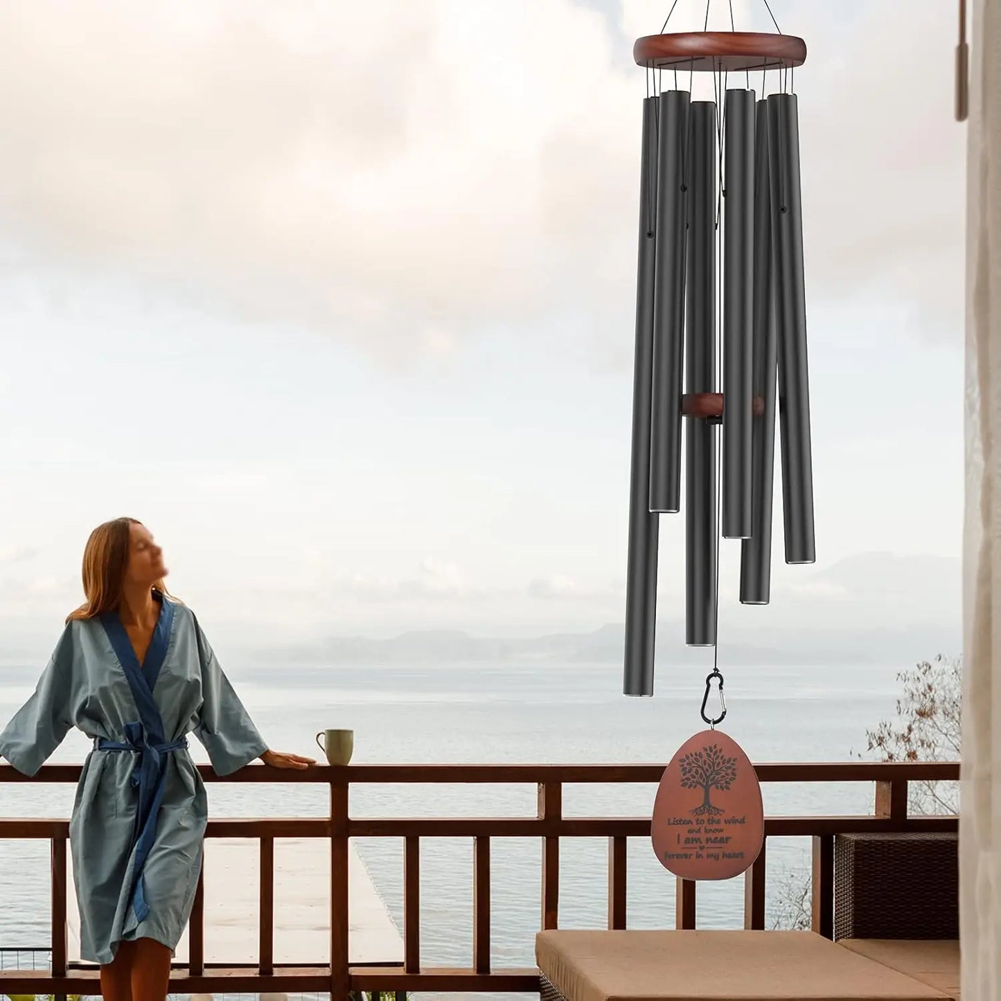 41" - Large Memorial Wind Chimes for Loved Ones