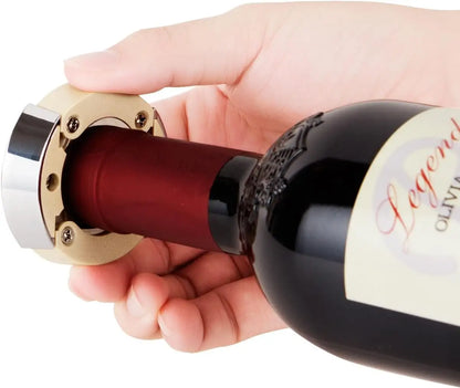 Electric Wine Opener with Foil Cutter, Pourer and Stopper