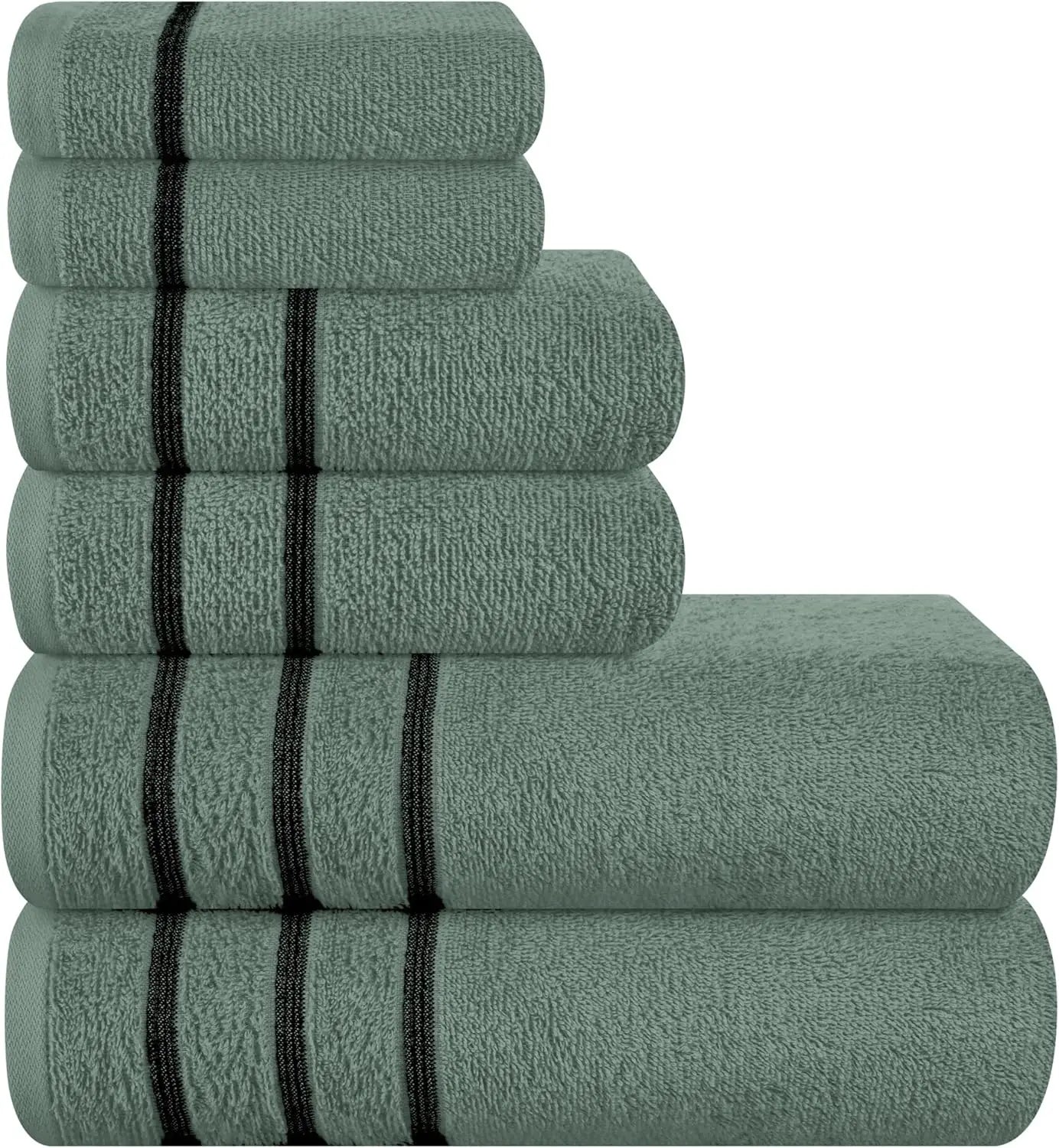 2pc Oversized Bath Towels 28x55" – Ultra Absorbent Quick-Dry