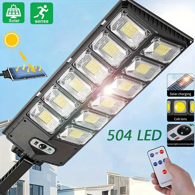 LED Ultra-Bright Solar Light, Remote Control,